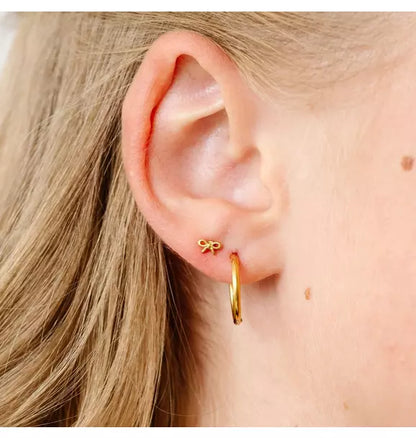 Mini Bow Stud Earrings