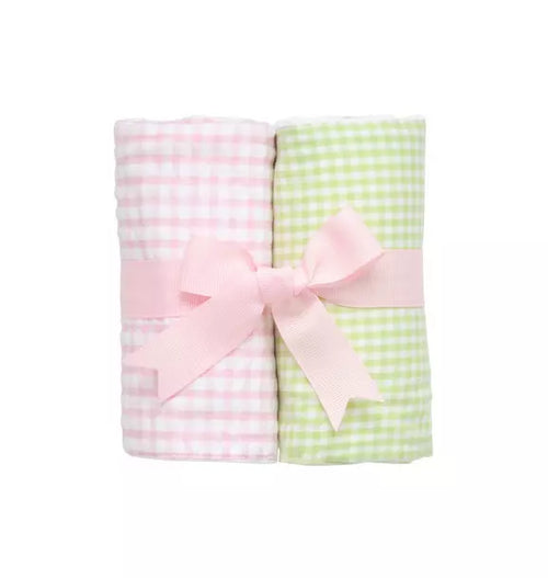 Tulip Set of Two Burp Cloths