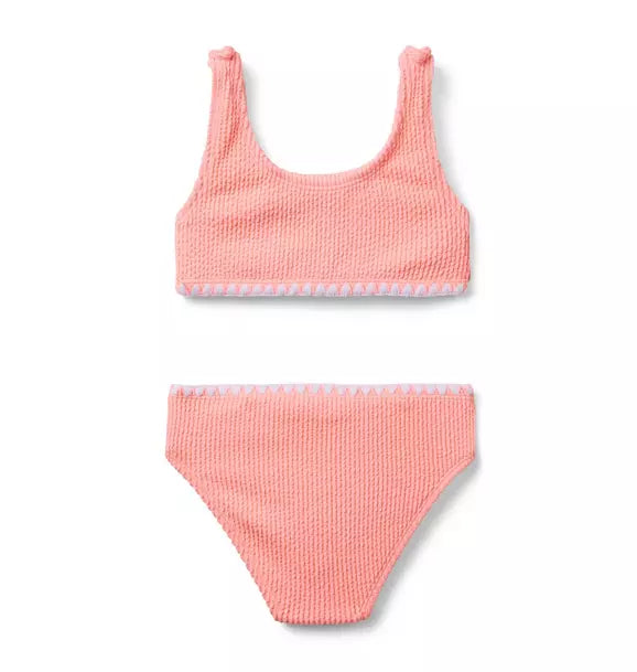 Recycled Textured 2-Piece Swimsuit