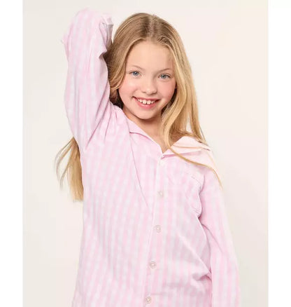 Pink Gingham Pajama Set