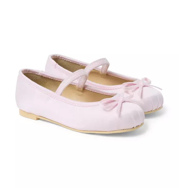 Satin Bow Ballet Flat