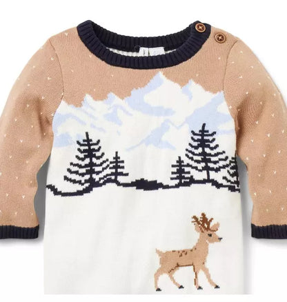 Baby Deer Sweater One-Piece
