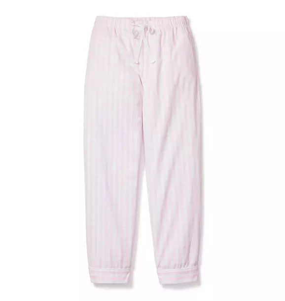 Women's Pink Gingham Pant Separates