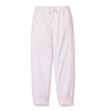 Women's Pink Gingham Pant Separates