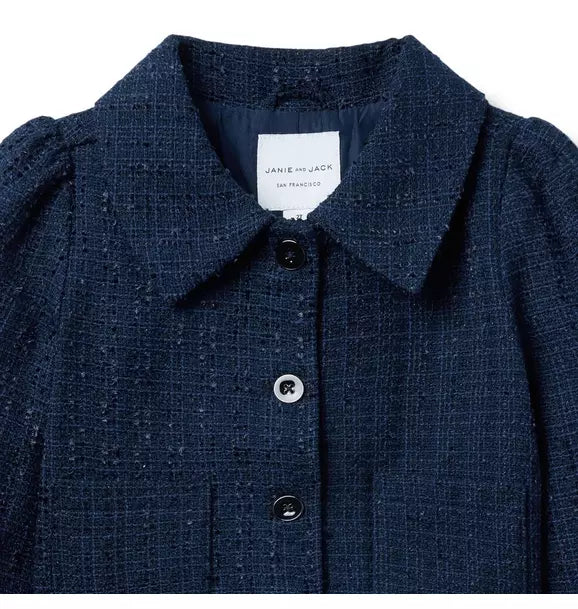 The Tweed Puff Sleeve Jacket