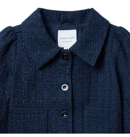 The Tweed Puff Sleeve Jacket