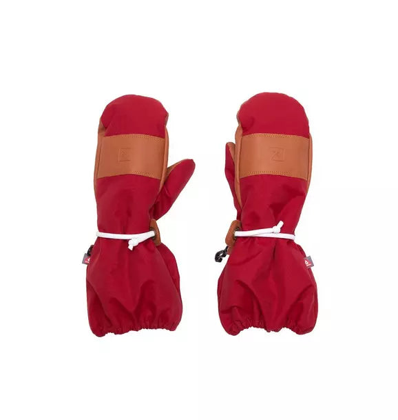 Heritage Red Waterproof Ski Mitten
