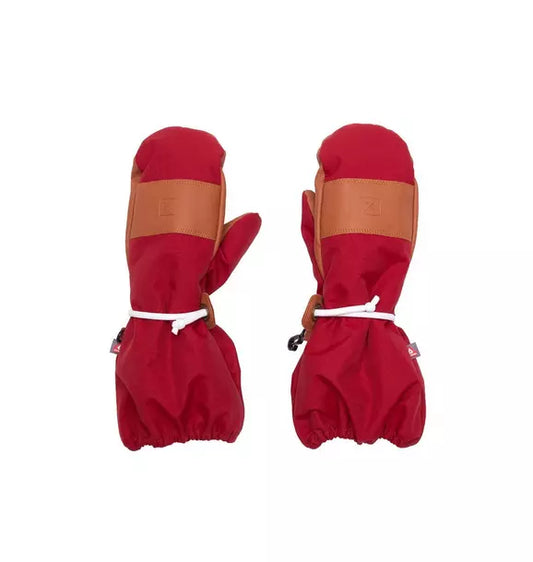 Heritage Red Waterproof Ski Mitten