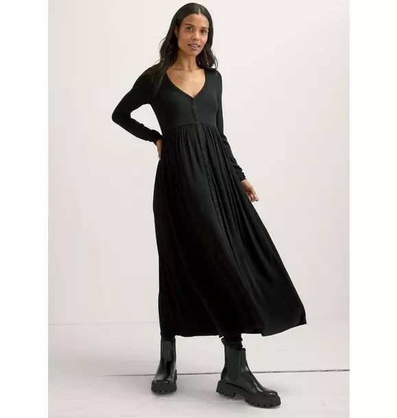 The Softest Rib Nursing Dress