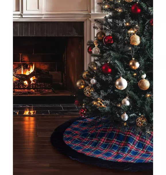 Christmas Tree Skirt in Windsor Tartan