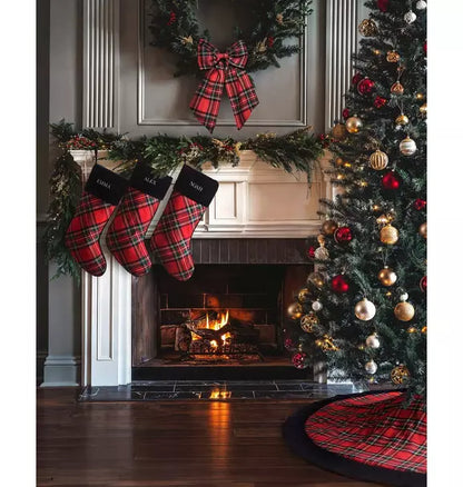 Wreath Bow in Imperial Tartan