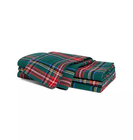 Signature Twill Napkins in Kensington Tartan (Set of 4)