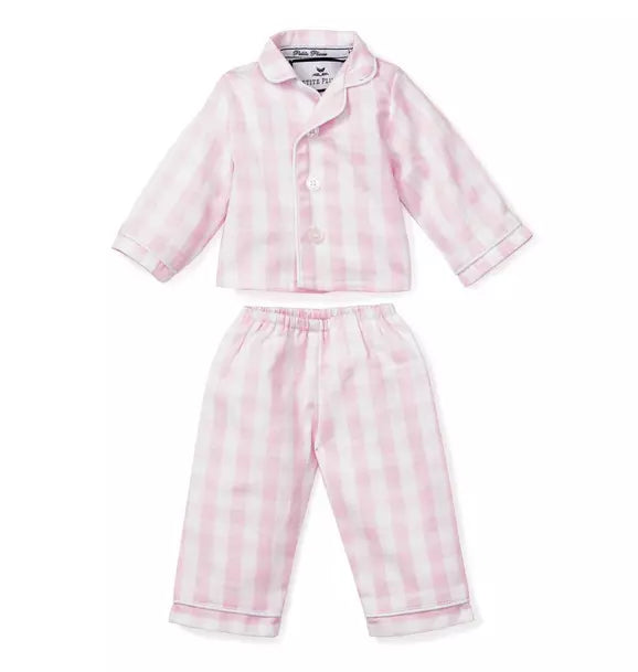 PINK GINGHAM DOLL PAJAMAS