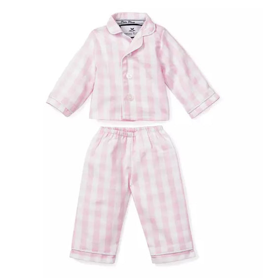 PINK GINGHAM DOLL PAJAMAS