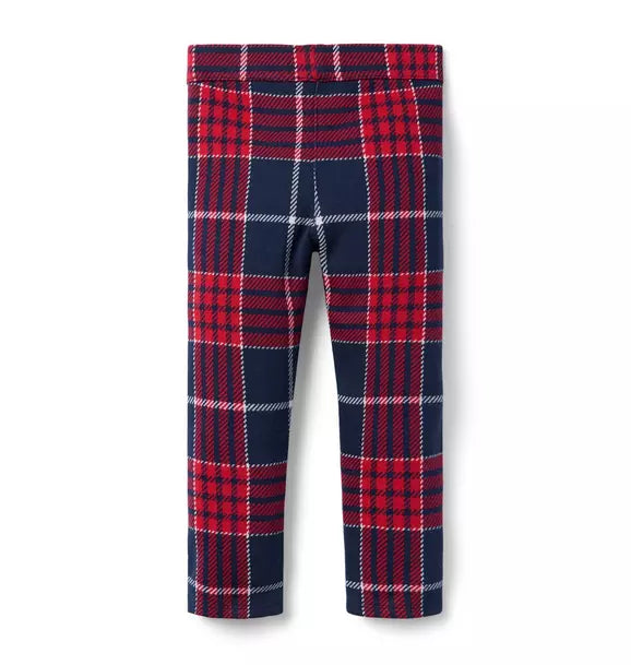 Tartan Jacquard Button Pant