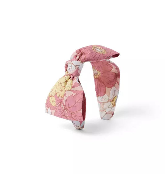 Floral Bow Headband
