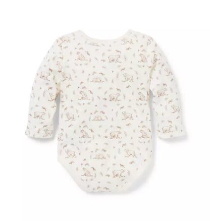 Baby Bear Toile Bodysuit