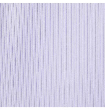 Ribbed Ruffle Shoulder Top