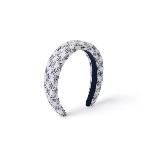 Houndstooth Tweed Headband
