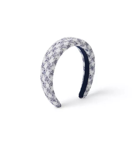 Houndstooth Tweed Headband