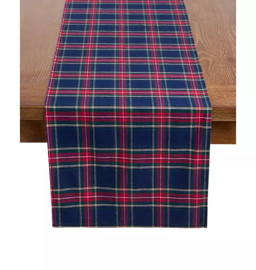 Signature Twill Table Runner in Windsor Tartan