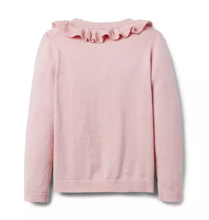 The Ruffle Collar Cardigan