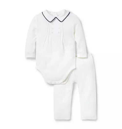 Baby Pintuck Matching Set