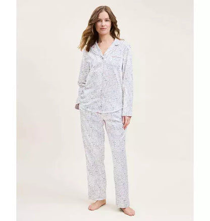 Women's Twill Pajama Set in Baking Spirits Bright