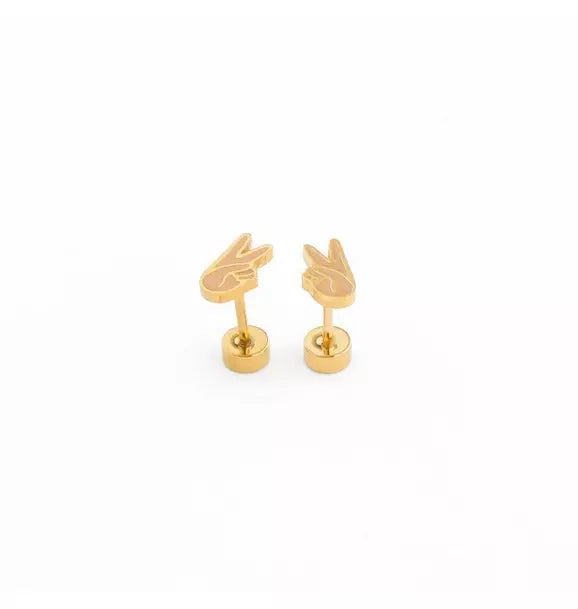 Peace Stud Earrings