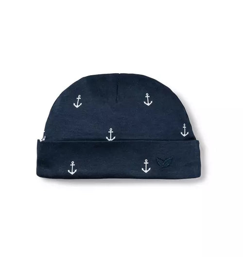 Baby's Pima Hat in Portsmouth Anchors