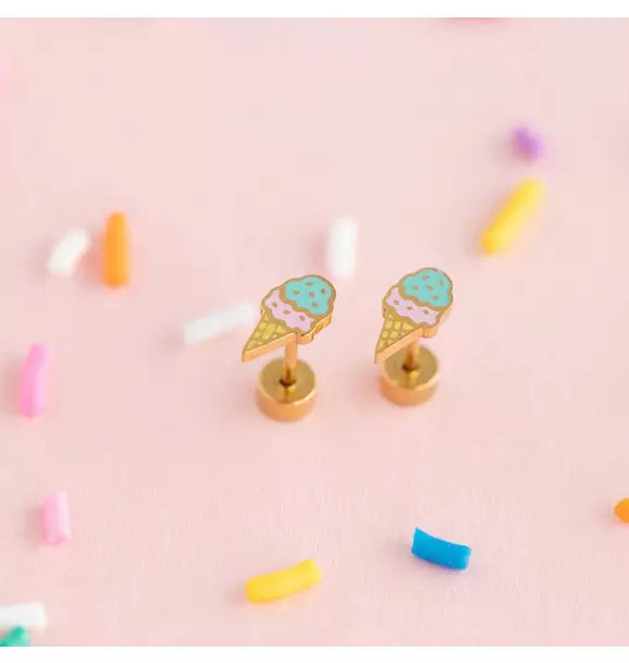 Ice Cream Stud Earring