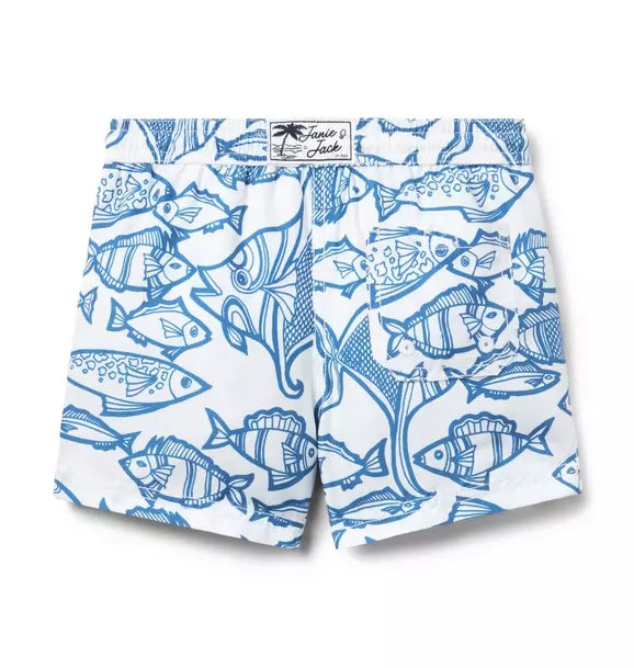 Recycled Fish Swim Trunk