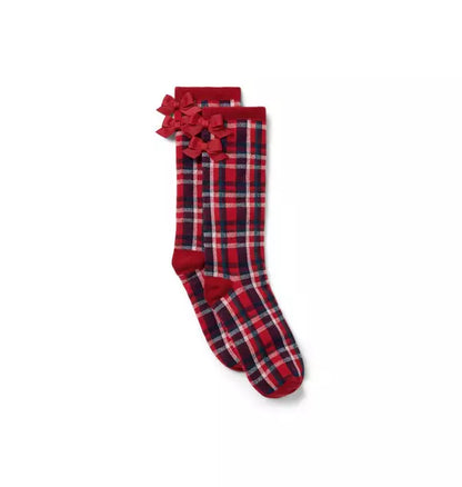 Tartan Bow Sock