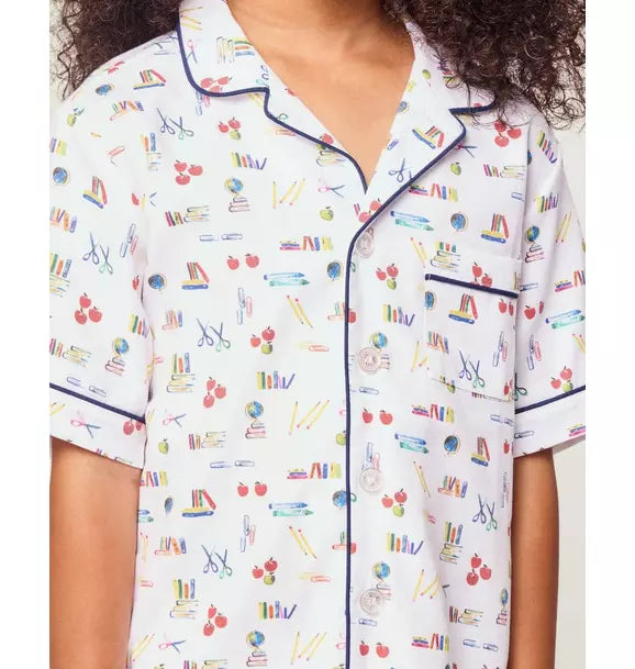 Children's Twill Short Set in Literary Lessons