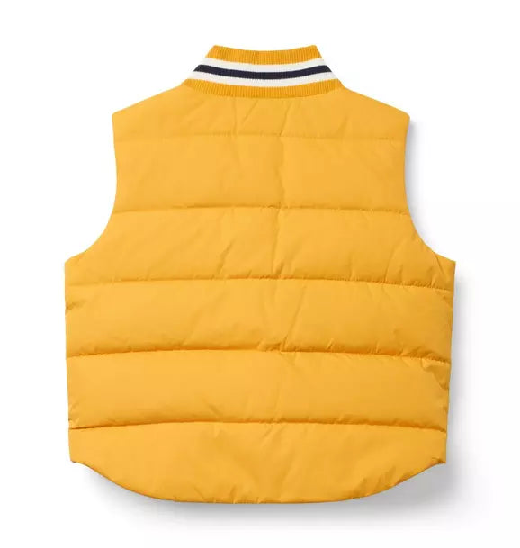 The Varsity Puffer Vest