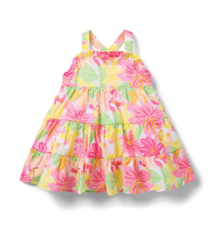 Baby Floral Tiered Dress