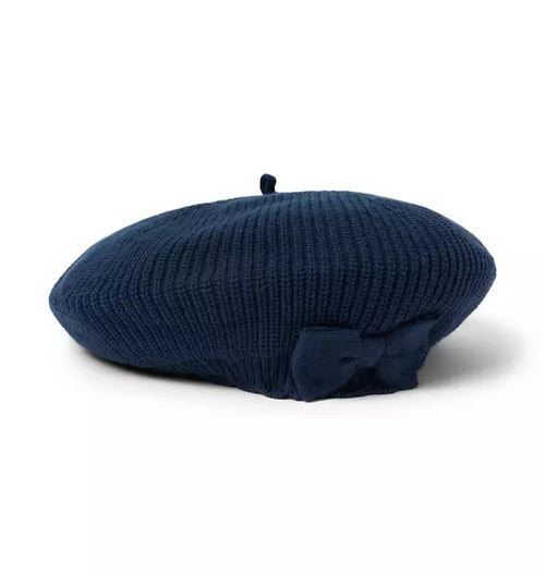 Sweater Bow Beret