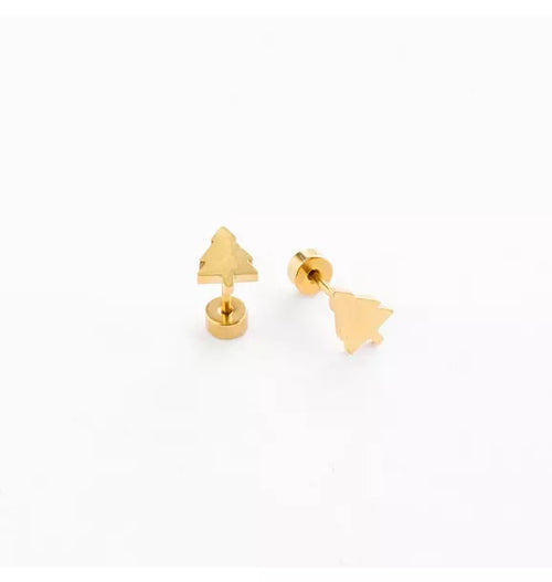 Christmas Tree Stud Earrings