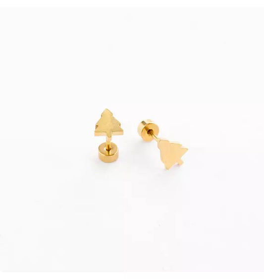 Christmas Tree Stud Earrings