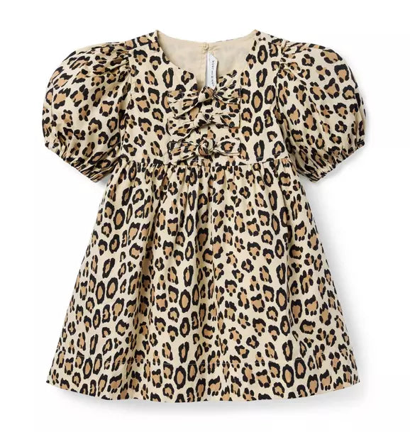 The Leopard Bow Dress