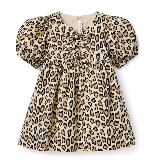 The Leopard Bow Dress