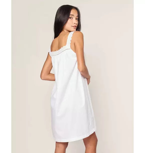 Women's Twill Esme Nightgown in White