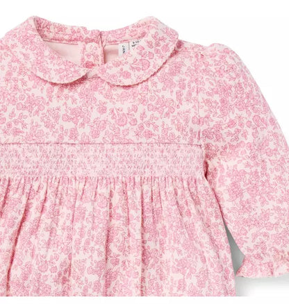 Baby Ditsy Floral Smocked Romper