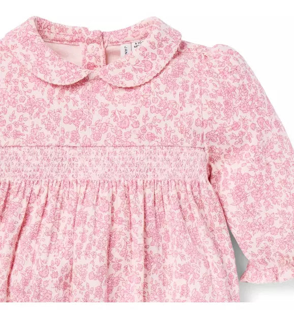 Baby Ditsy Floral Smocked Romper