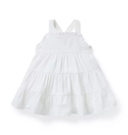 Baby Seersucker Tiered Dress