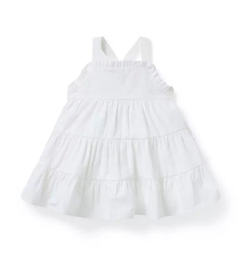 Baby Seersucker Tiered Dress