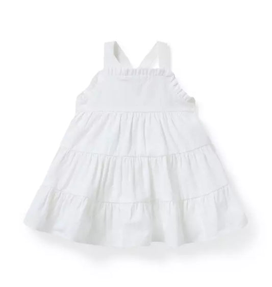 Baby Seersucker Tiered Dress