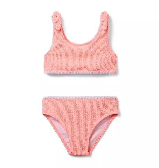 Recycled Textured 2-Piece Swimsuit