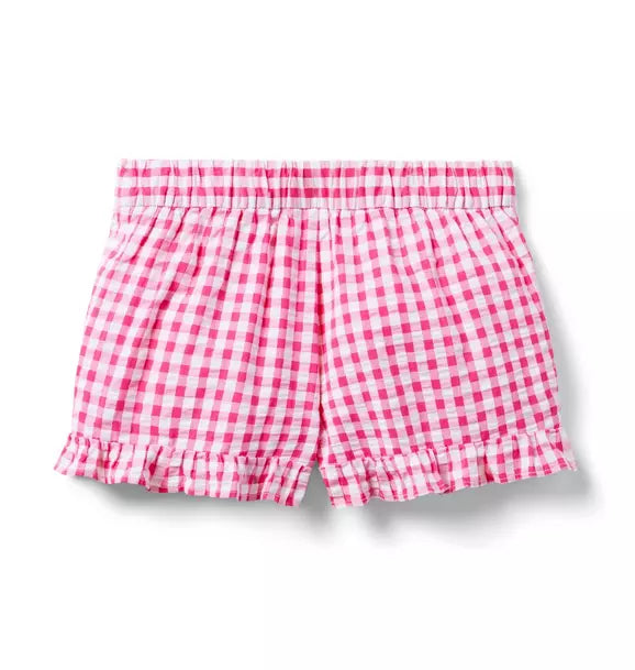 Gingham Ruffle Short