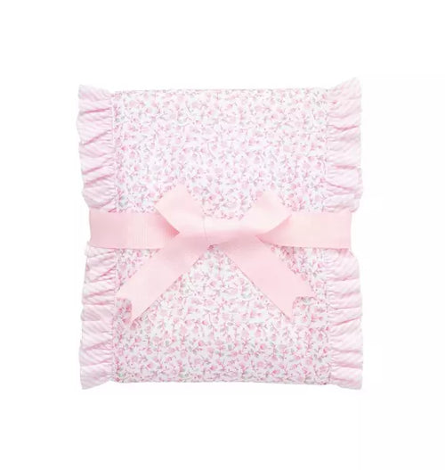 Ballet Floral Fancy Fabric Burp Coth